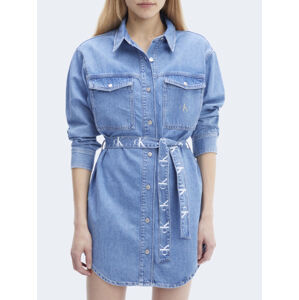 Calvin Klein dámské džínové šaty - S (1A4)